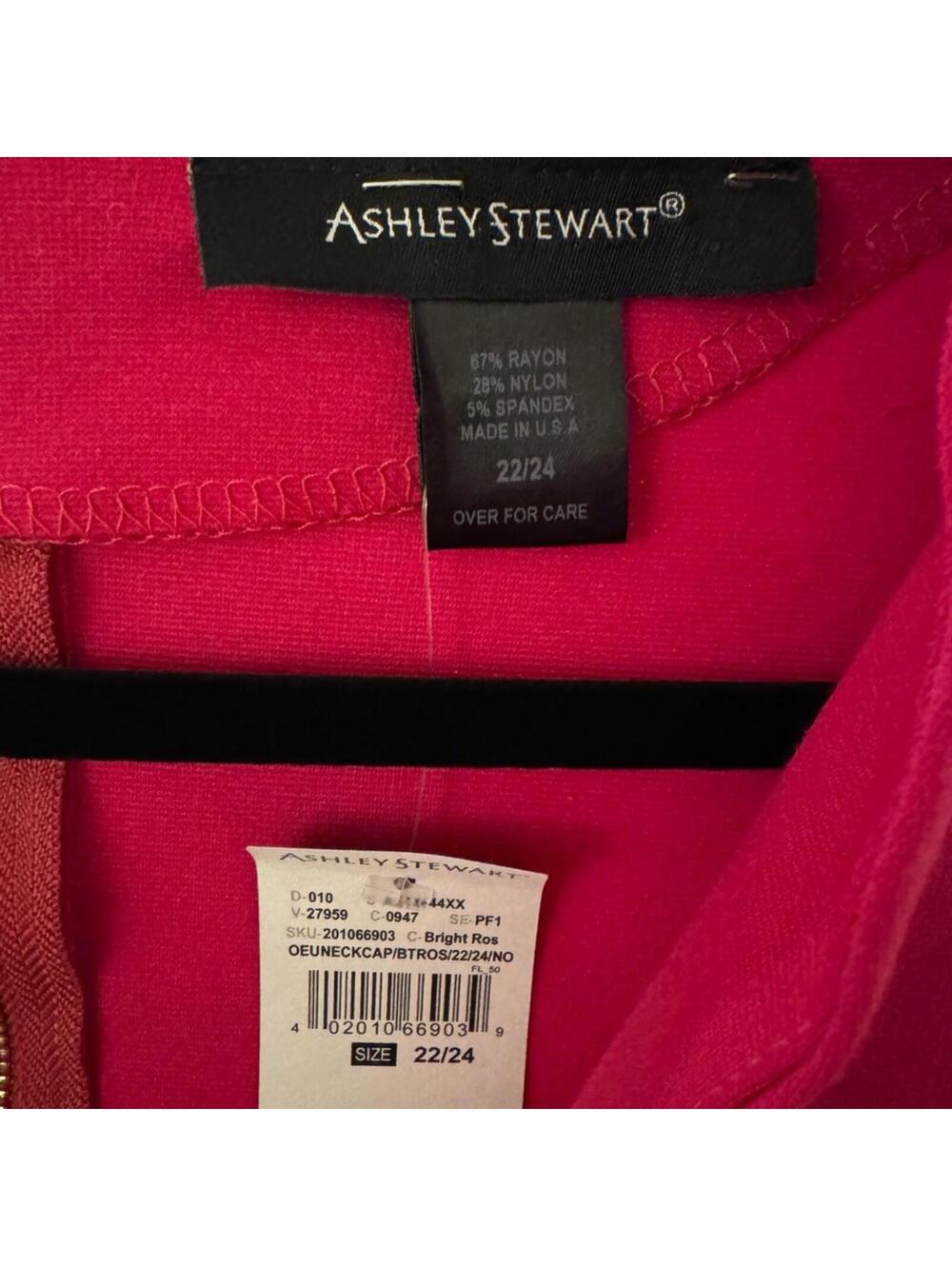 Ashley Stewart Vibrant Pink Midi Dress - Picture 4 of 4